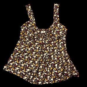 Diane Von Furstenburg Multicolor Sleeveless Blouse